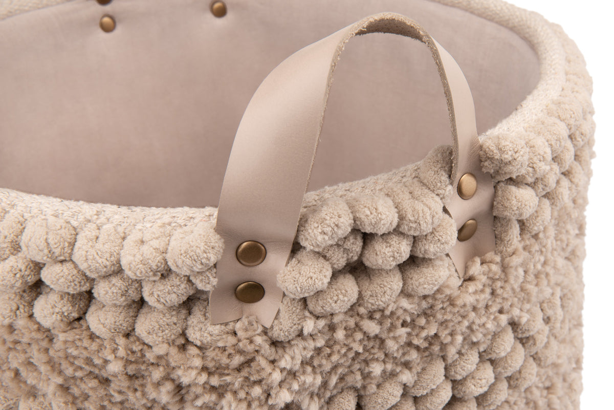 Heckettlane Wasmand Roberto Beige - 60% Katoen 40% Polyester