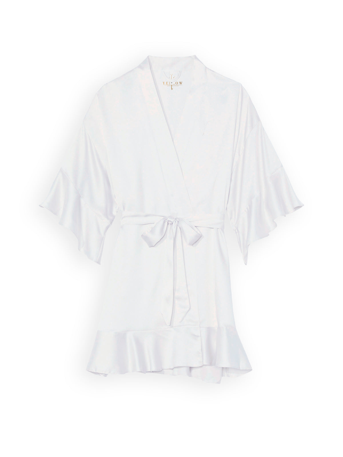 Yellow Kimono Suite New York White - 100% Lyocell