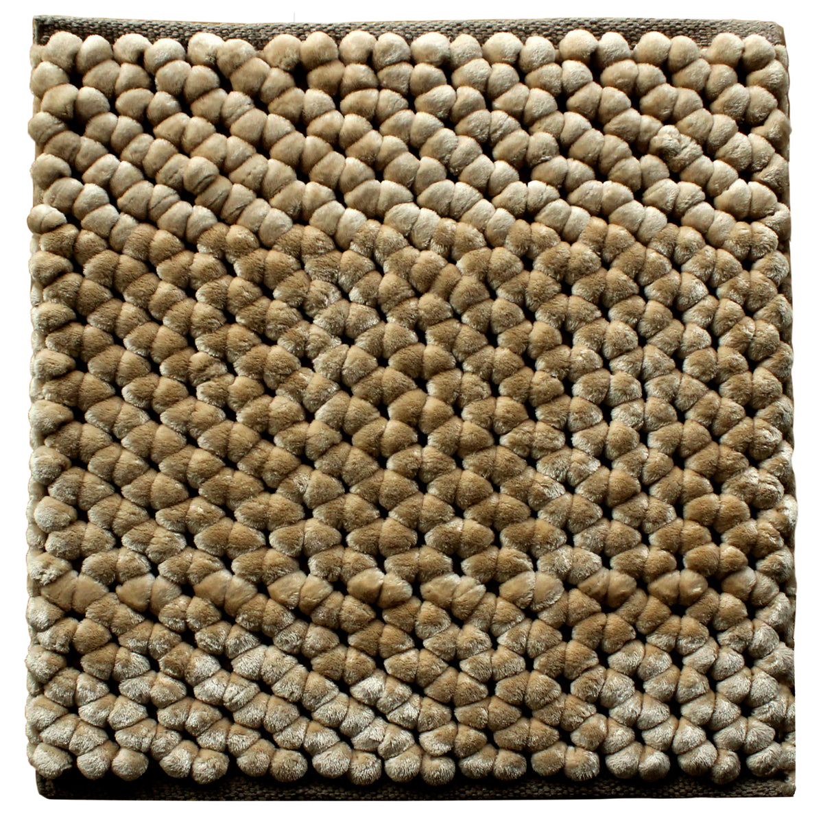 Heckettlane Badmat Lusso Real Taupe - 15% Katoen 85% Polyester