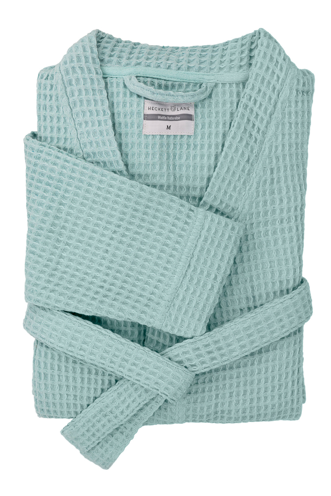Heckettlane Badjas Wafel Sky Blue - 65% gerecycled katoen, 35% andere vezels