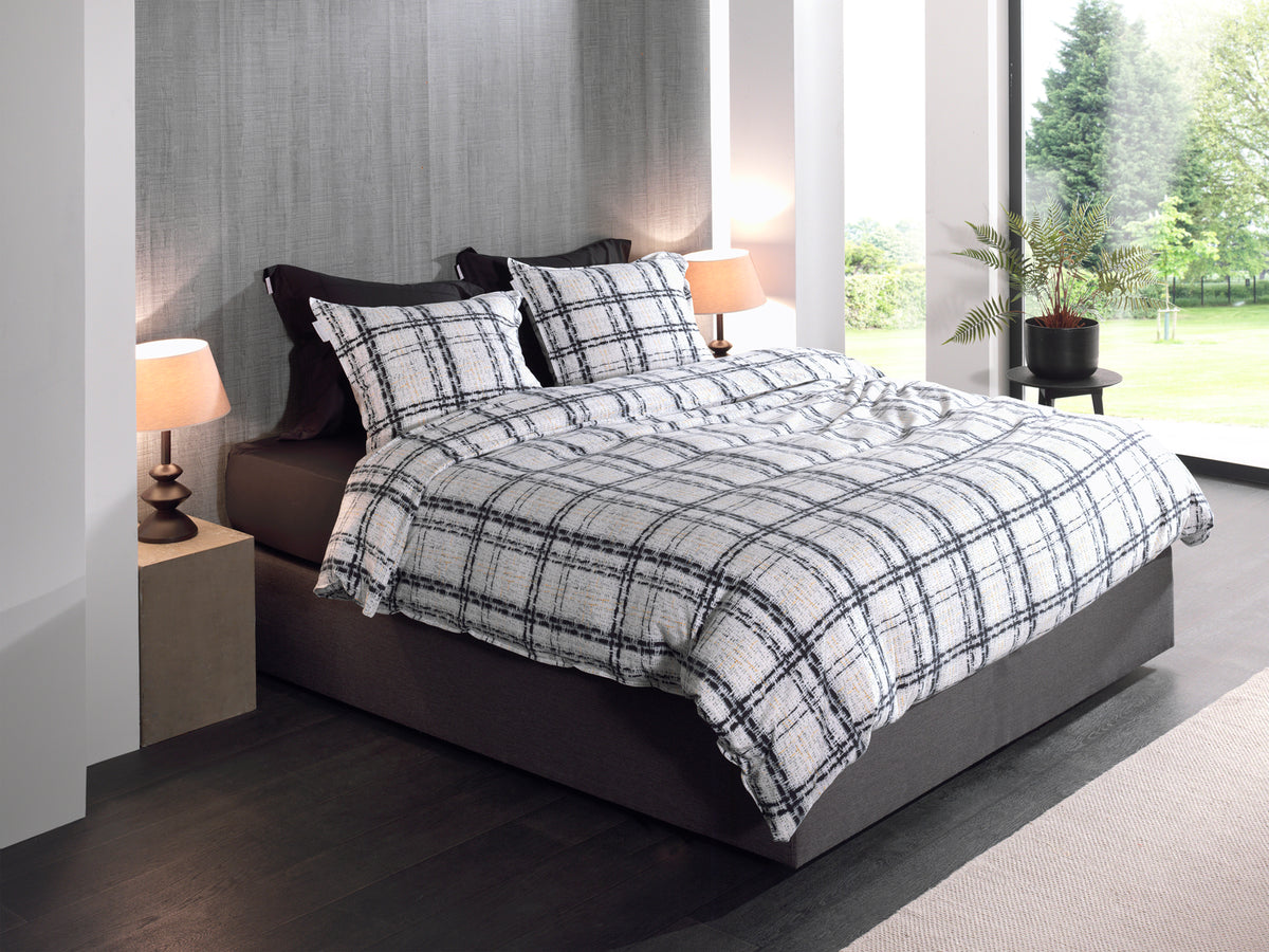 Heckettlane Dekbedovertrek Enio Multi - 100% Katoen-Flanel