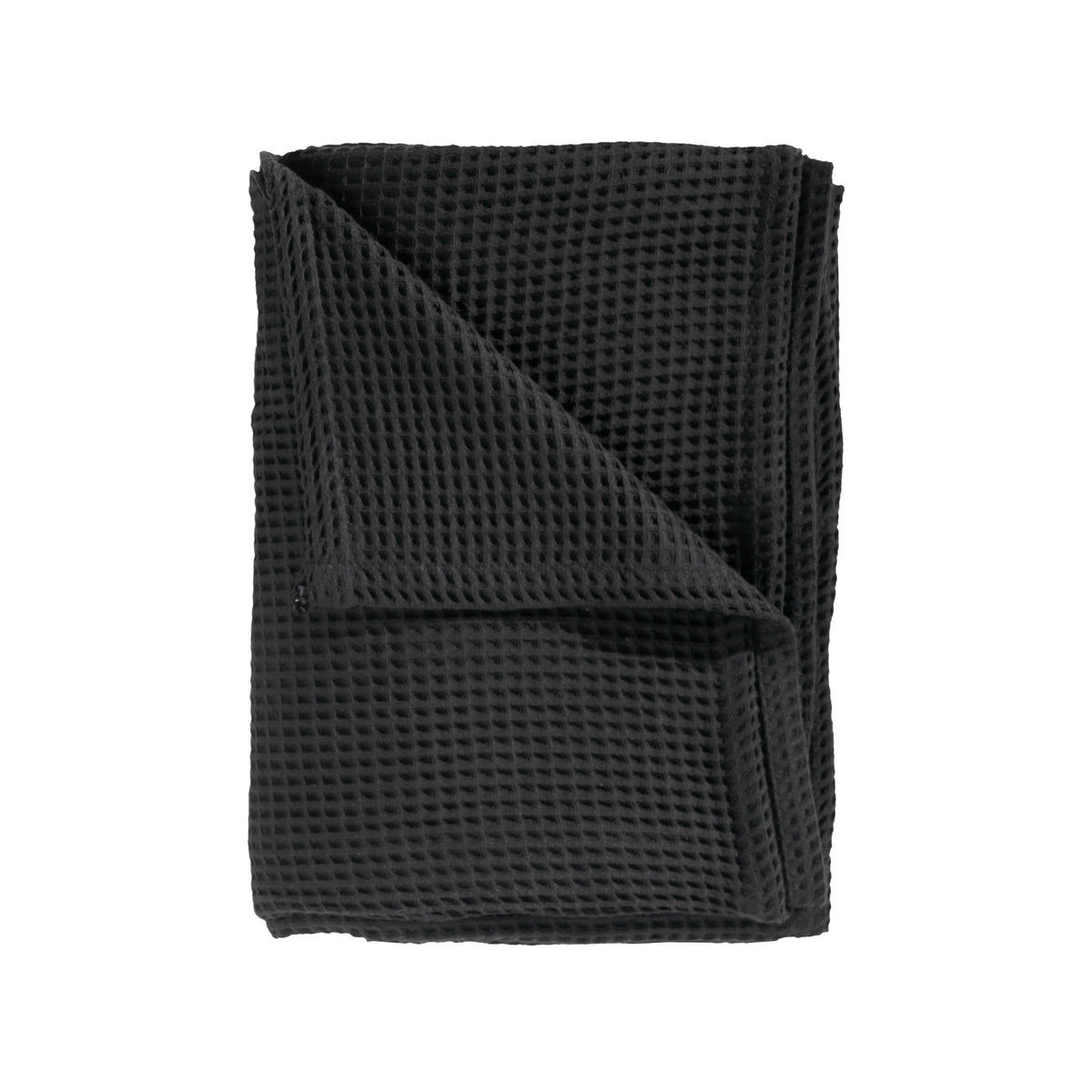 Heckettlane Sprei Wafel Midnight Black - 65% Gerecycled Katoen 35% Andere Vezels