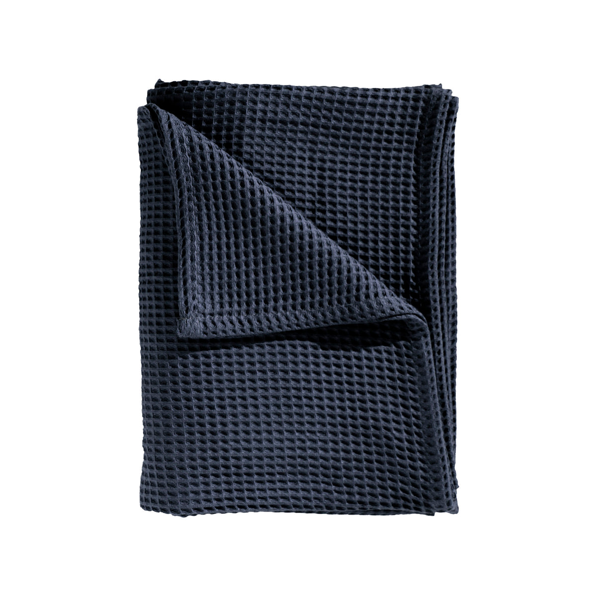 Heckettlane Sprei Wafel Navy Blue - 65% Gerecycled Katoen 35% Andere Vezels