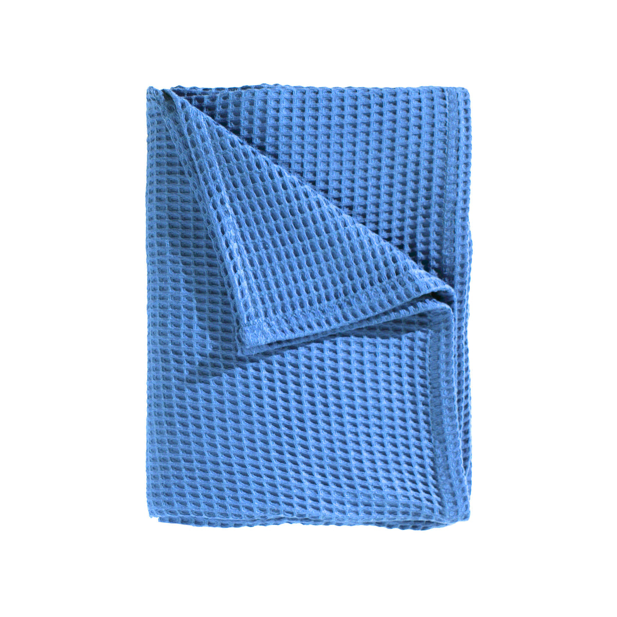 Heckettlane Sprei Wafel Royal Blue - 65% Gerecycled Katoen 35% Andere Vezels