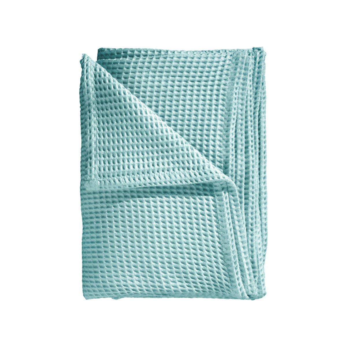 Heckettlane Sprei Wafel Sky Blue - 65% Gerecycled Katoen 35% Andere Vezels