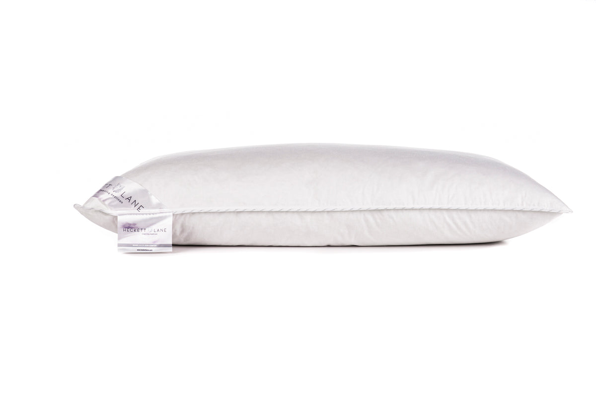 Heckettlane Punt Hoofdkussen Silver - 20% Goose Down