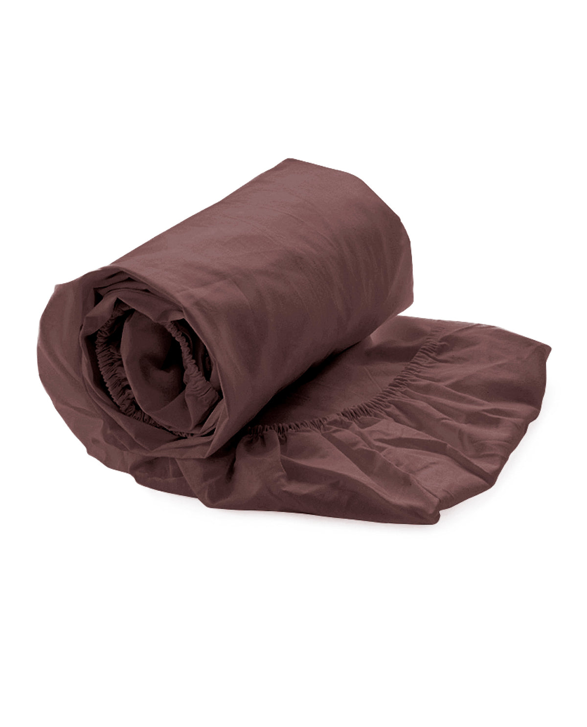 Heckettlane Hoeslaken Elementi Marsala Brown - 100% Katoen-Satijn