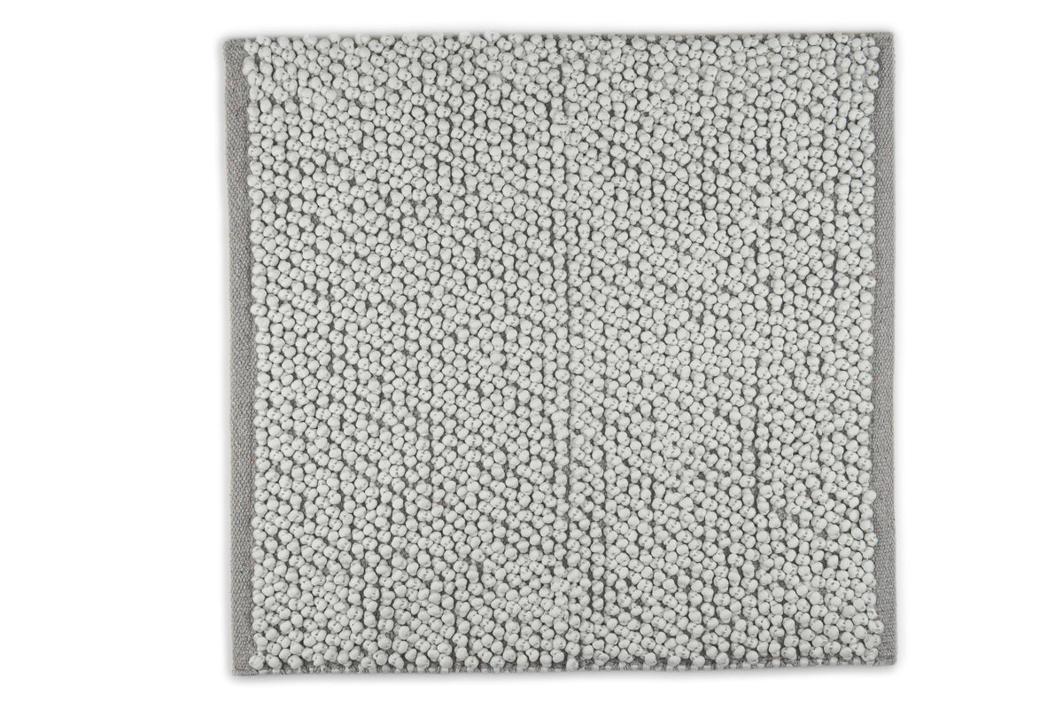 Heckettlane Badmat Nodo Light Grey - 60% Katoen 40% Polyester