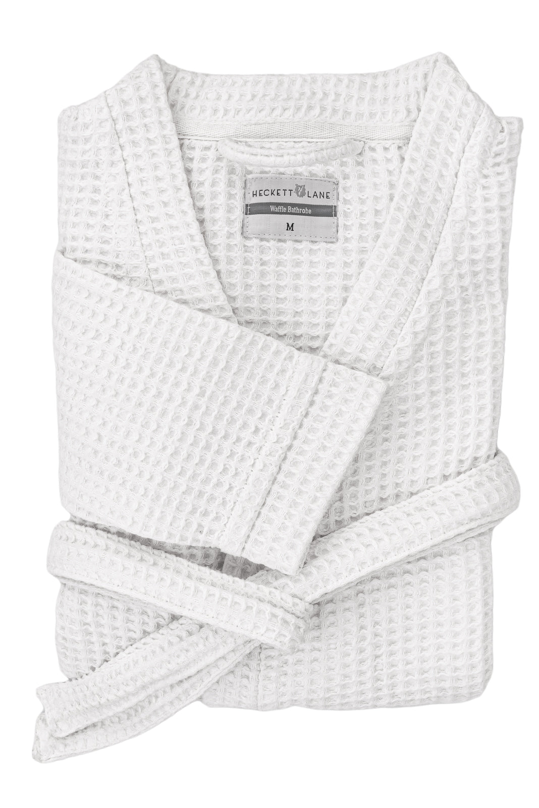 Heckettlane Badjas Wafel Super White - 65% Gerecycled Katoen 35% Andere Vezels