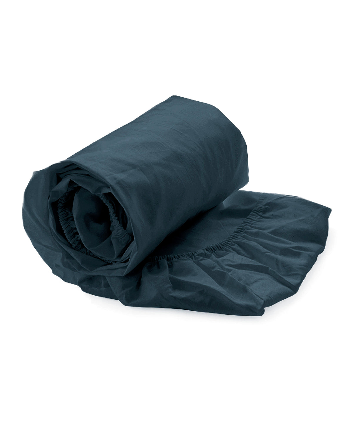 Heckettlane Hoeslaken Elementi Maritime Blue - 100% Katoen-Satijn