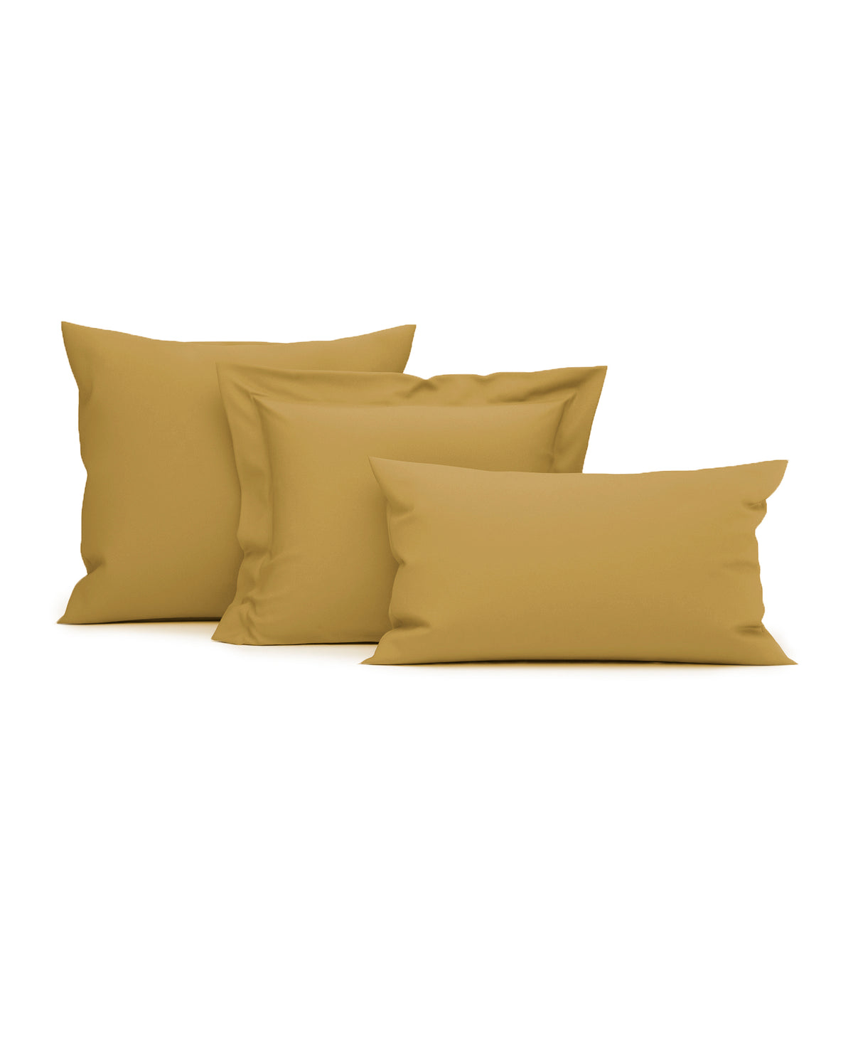 Heckettlane Kussensloop Elementi Amber Gold - 100% Katoen-Satijn