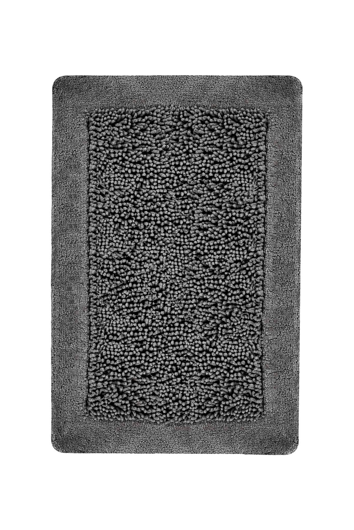 Heckettlane Badmat Buchara Classic Anthracite - 100% Katoen